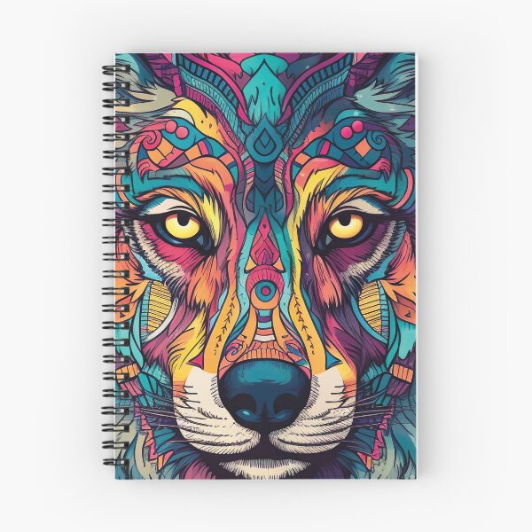 Item preview, Colorful Mandala Wolf designed and sold by Unique-Vibe.