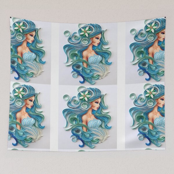 Item preview, Mermaid Magical Aqua designed and sold by AdiRemba.