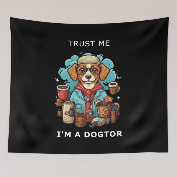 Item preview, Trust Me I Am a Dogtor Travel Coffee designed and sold by FunnyDesignsArt.
