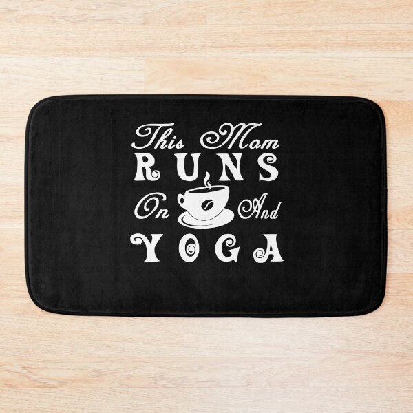 Item preview, This Mom Runs on Coffee and Yoga designed and sold by Adam 7ea.