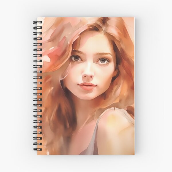 Item preview, Watercolor like painting of a 17-year old girl designed and sold by AIArtShopPro.