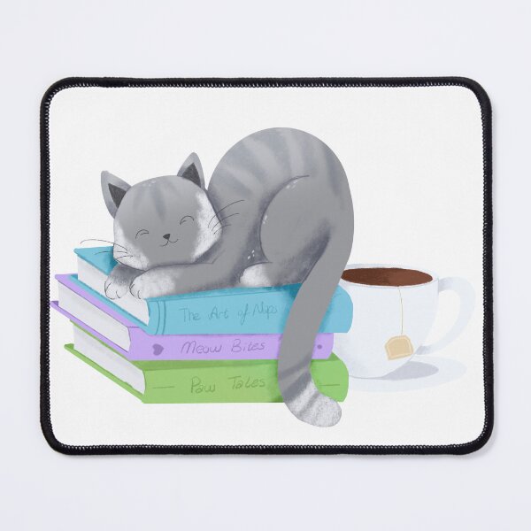 Item preview, CUTE CAT TEA TIME designed and sold by TintOfEscape.