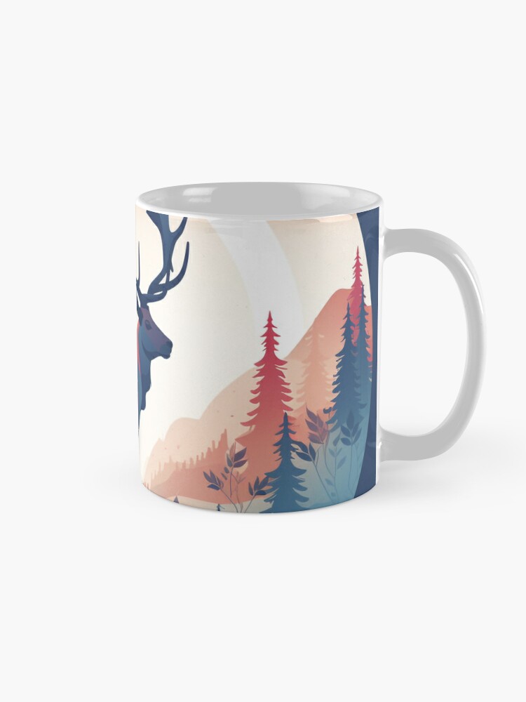 Majestic Elk gift-boxed mug