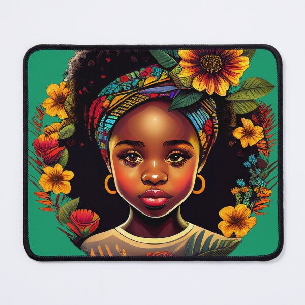 Item preview, Afro-Dorable Fashionista Girl designed and sold by AfroMosaic.