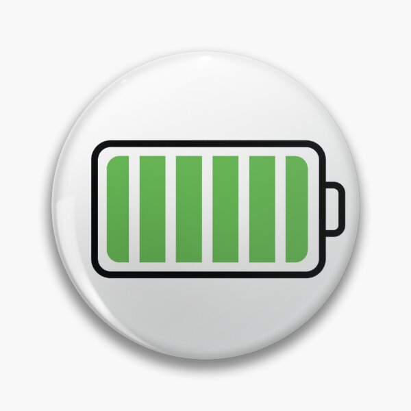 Item preview, Fully Powered: Battery 100% Recharged - Power Icon designed and sold by E-PrintStore.