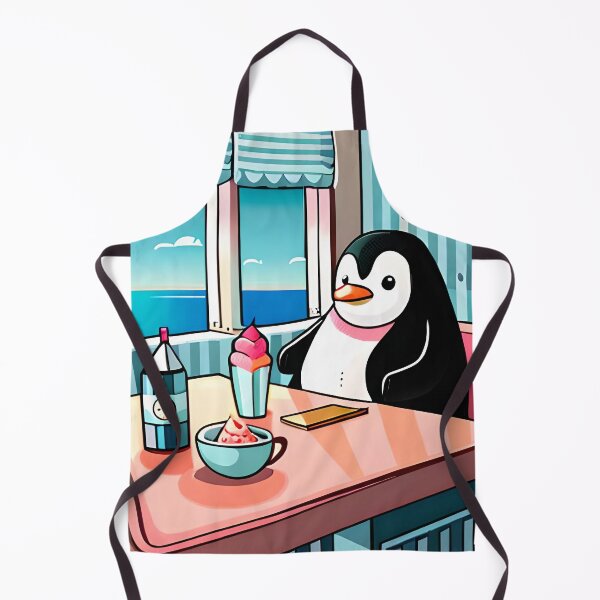 Item preview, Chubby Fat Penguin Eating Ice cream Ver4 designed and sold by thecatcouch.