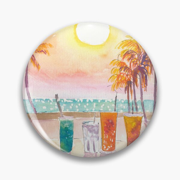 Item preview, Cocktails at the Waterfront in Miami Beach Florida designed and sold by artshop77.