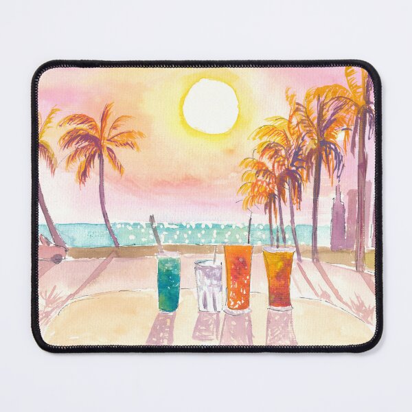 Item preview, Cocktails at the Waterfront in Miami Beach Florida designed and sold by artshop77.