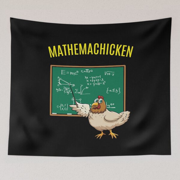 Item preview, Mathemachicken Math Chicken Mathematics designed and sold by MooonTees.
