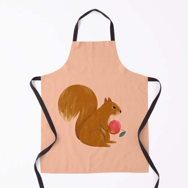 Item preview, Squirrel with an apple designed and sold by Evartfinds.