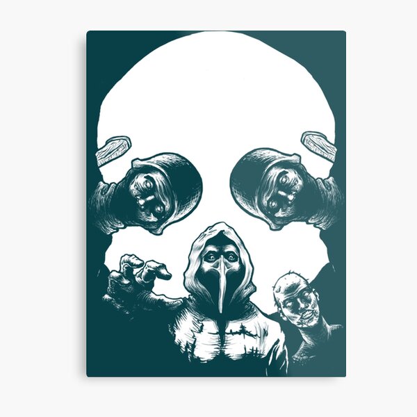 Scp 096 Metal Prints for Sale