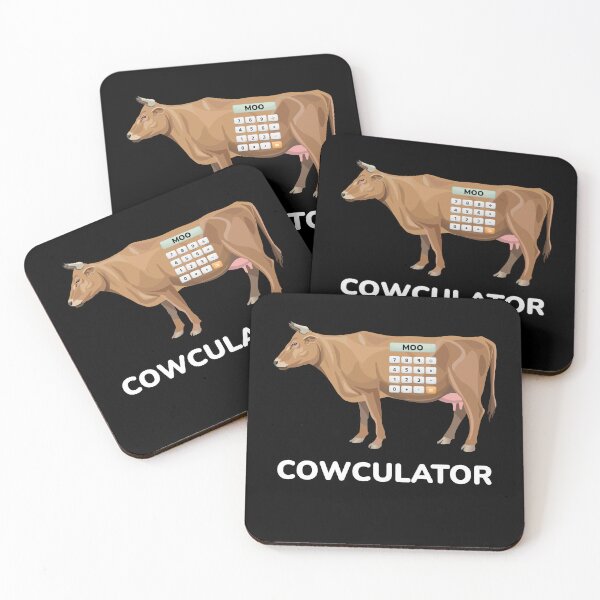 Item preview, Cowculator Calculator Cow Cows Math designed and sold by MooonTees.