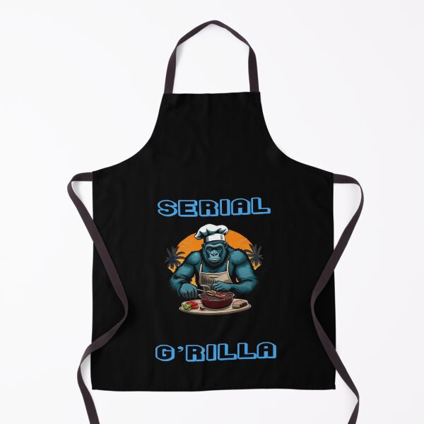 Item preview, Serial G'rilla Master BBQ Griller Fun Pun designed and sold by taiche.