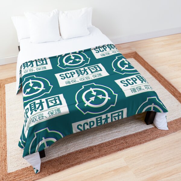 SCP Foundation (on Black) Comforter for Sale by Biochao