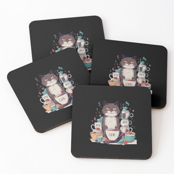 Item preview, All I Need: Coffee and My Cat - The Ultimate Comfort Duo designed and sold by FunnyDesignsArt.