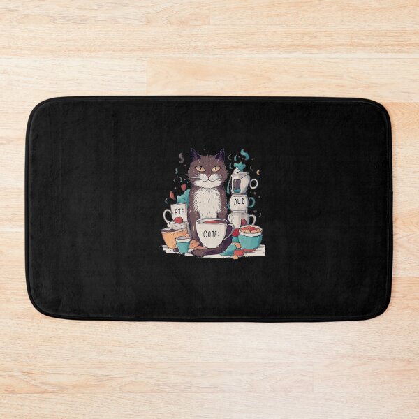 Item preview, All I Need: Coffee and My Cat - The Ultimate Comfort Duo designed and sold by FunnyDesignsArt.