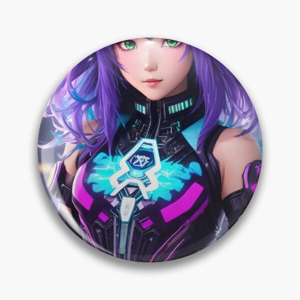 Item preview, Cyberpunk Idol - Embrace the Futuristic Aesthetics of Anime and Cyber Culture designed and sold by CUpToDate.