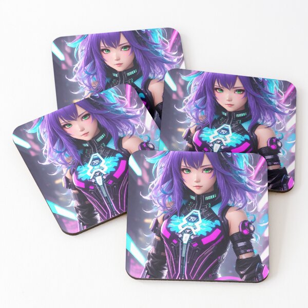 Item preview, Cyberpunk Idol - Embrace the Futuristic Aesthetics of Anime and Cyber Culture designed and sold by CUpToDate.