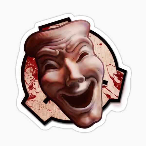 SCP-035 Possessive Mask Vinyl Sticker – Newscape Studios