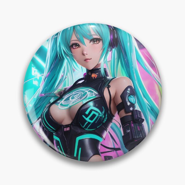 Item preview, Cyberpunk Idol - Embrace the Futuristic Aesthetics of Anime and Cyber Culture designed and sold by CUpToDate.