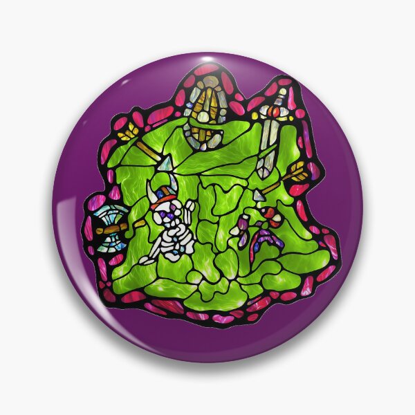 Item preview, Gelatinous Cube Stained Glass Illustration - Fantasy Creature designed and sold by WhatWhatDesigns.