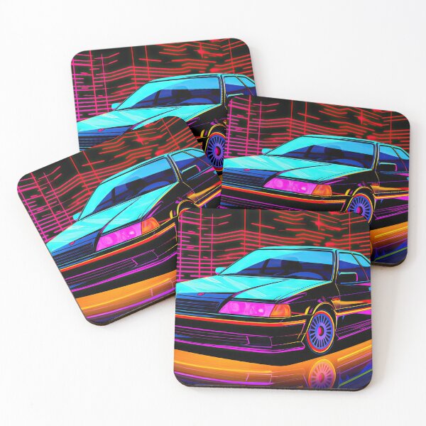 Item preview, Retro Car Digital Illustrations: A Journey to the 80s-90s designed and sold by Piotrek0001.