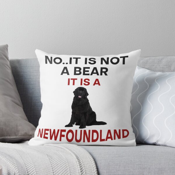 Item preview, No It Is Not A Bear Funny Newfoundland Dog  designed and sold by Rami Khalifah.