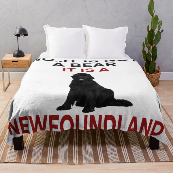 Item preview, No It Is Not A Bear Funny Newfoundland Dog designed and sold by Rami Khalifah.