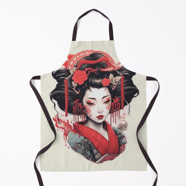 Item preview, Aesthetic Japanese style Geisha-Ninja-Anime Girl designed and sold by NapNapSleeper.