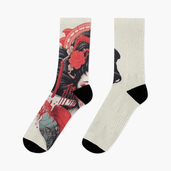 Item preview, Aesthetic Japanese style Geisha-Ninja-Anime Girl designed and sold by NapNapSleeper.