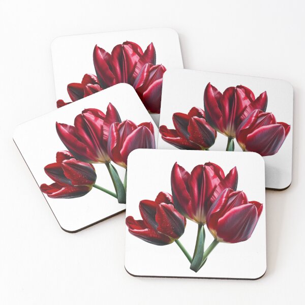 Item preview, Three Red Tulips: A Majestic Trio in Bloom designed and sold by cipoprimo.