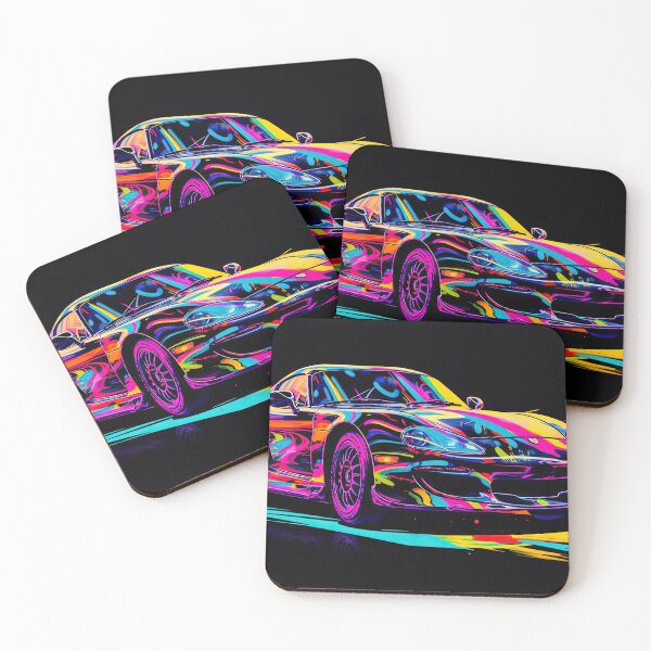 Item preview, Retro Car Digital Illustrations: A Journey to the 80s-90s designed and sold by Piotrek0001.