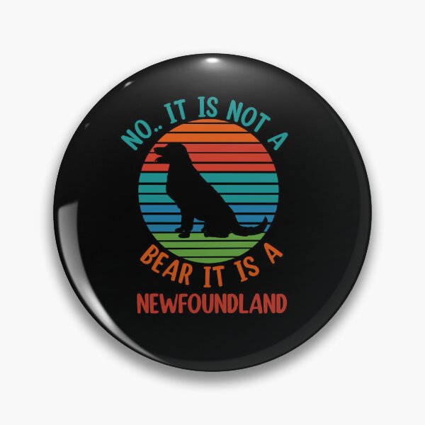 Item preview, No It Is Not A Bear Funny Newfoundland Dog  designed and sold by Rami Khalifah.