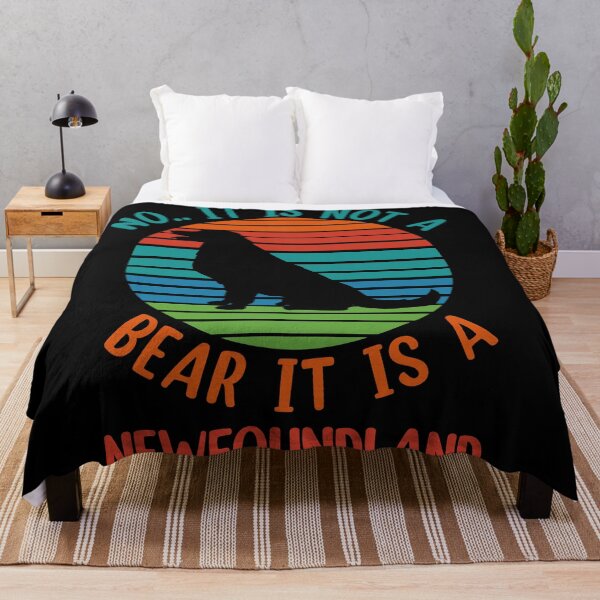 Item preview, No It Is Not A Bear Funny Newfoundland Dog designed and sold by Rami Khalifah.