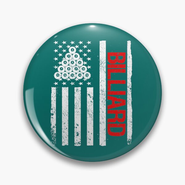 Item preview, Billiard American USA Flag Pool Player Billiards designed and sold by KataokiChiko.