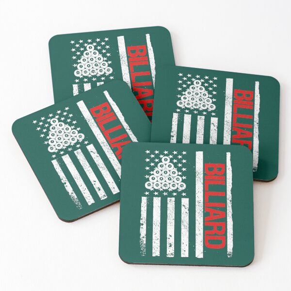 Item preview, Billiard American USA Flag Pool Player Billiards designed and sold by KataokiChiko.