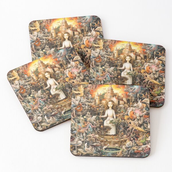 Item preview, Surreal illustration of fantastic beings designed and sold by AdrianGrosu.