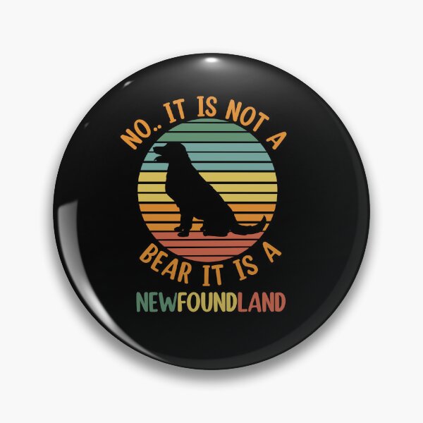 Item preview, No It Is Not A Bear Funny Newfoundland Dog  designed and sold by Rami Khalifah.