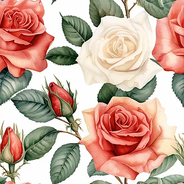 Artwork thumbnail, Timeless Beauty: Exquisite Roses by RainingShallots