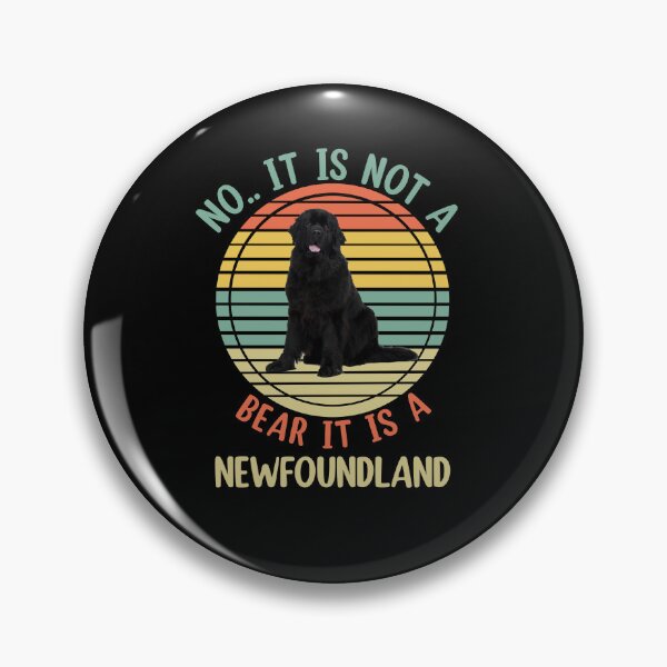 Item preview, No It Is Not A Bear Funny Newfoundland Dog  designed and sold by Rami Khalifah.