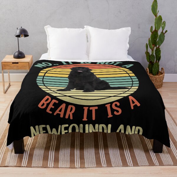 Item preview, No It Is Not A Bear Funny Newfoundland Dog designed and sold by Rami Khalifah.