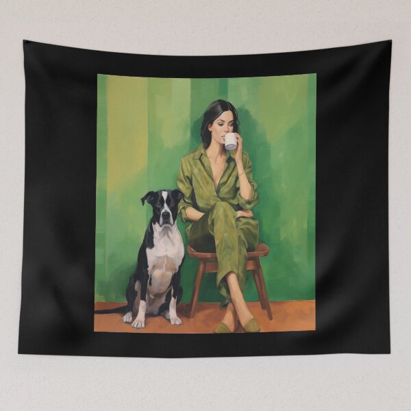 Item preview, All I Need: Coffee and My Dog - The Perfect Companionship designed and sold by FunnyDesignsArt.