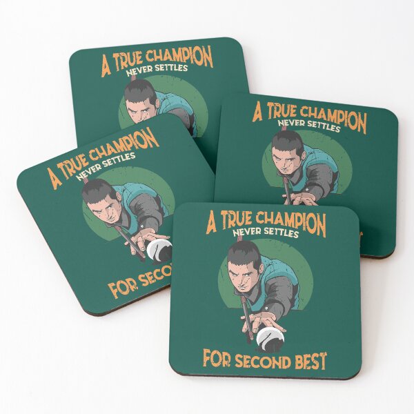 Item preview, A true champion never settles for second best Billiards designed and sold by KataokiChiko.