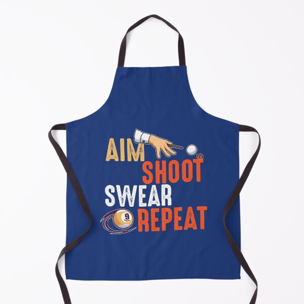 Item preview, Aim Shoot Swear Repeat Billards And Pool designed and sold by KataokiChiko.