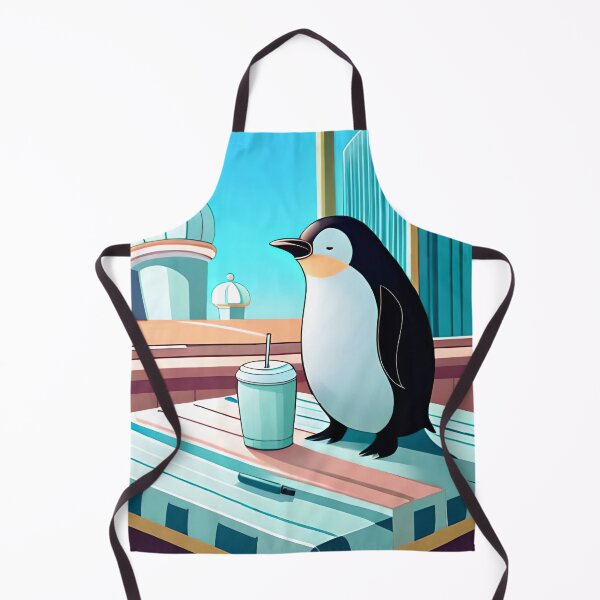 Item preview, Chubby Fat Penguin Drinking Soda designed and sold by thecatcouch.