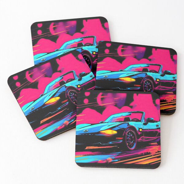 Item preview, Retro Car Digital Illustrations: A Journey to the 80s-90s designed and sold by Piotrek0001.