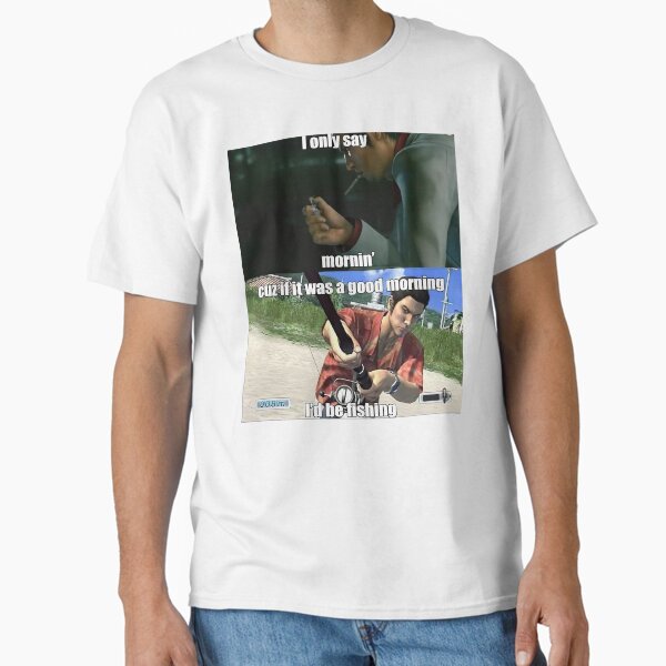 Item preview, Good Morning Yakuza Meme designed and sold by helgahamilton.