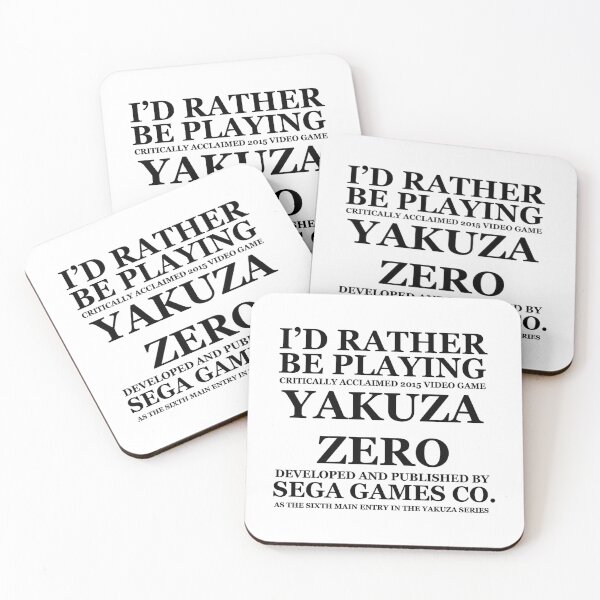 Item preview, I’d rather be playing yakuza 0 designed and sold by helgahamilton.