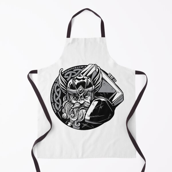 Item preview, Viking warrior Odin with hammer designed and sold by JanooFactory.