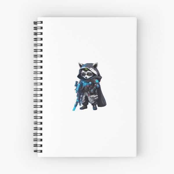 Item preview, Space Raccoon Mercenary - Sticker & Poster designed and sold by AstralArcade.